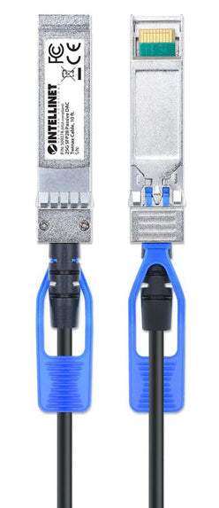Intellinet 25G SFP28 Passive DAC Twinax Cable, 10 ft.