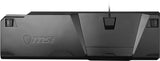 MSI UK VIGOR GK50 ELITE Mechanical Gaming Keyboard 'UK-Layout, KAILH Box-White Switches, Per Key RGB Light LED Backlit, Tactile, Floating Key Design, Water Resistant, Center'