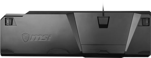 MSI UK VIGOR GK50 ELITE Mechanical Gaming Keyboard 'UK-Layout, KAILH Box-White Switches, Per Key RGB Light LED Backlit, Tactile, Floating Key Design, Water Resistant, Center'