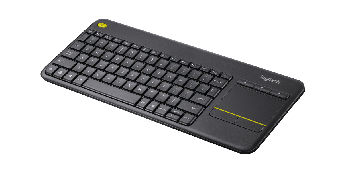 Logitech K400 Plus keyboard Universal RF Wireless AZERTY French Black