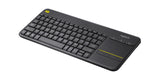 Logitech K400 Plus keyboard Universal RF Wireless AZERTY French Black