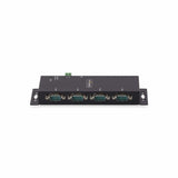 StarTech.com 4-Port Serial to Ethernet Adapter, IP Serial Device Server For Remote RS232 Devices, Wall/DIN Rail Mountable, Metal Housing, RJ45 LAN to DB9 Serial Converter, TAA