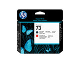 HP 73 Matte Black and Chromatic Red DesignJet Printhead