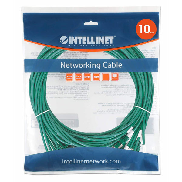 Intellinet 744973 networking cable Green 3 m Cat8.1 U/FTP (STP)