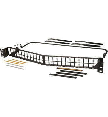 Legrand High Density HDJ 24 Port Unloaded Flat Patch Panel 1RU Black