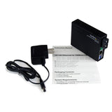 StarTech.com Multi-Mode (MM) SC Fiber Media Converter for 10/100Mbps Networks, Standalone Ethernet to SC MM Fiber Media Converter, 1310nm, 2km - TAA