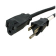 StarTech.com 10ft (3m) Power Extension Cord, NEMA 5-15R to NEMA 5-15P Black Extension Cord, 13A 125V, 16AWG, Outlet Extension Power Cable, NEMA 5-15R to NEMA 5-15P AC Computer Power Cord - UL Listed