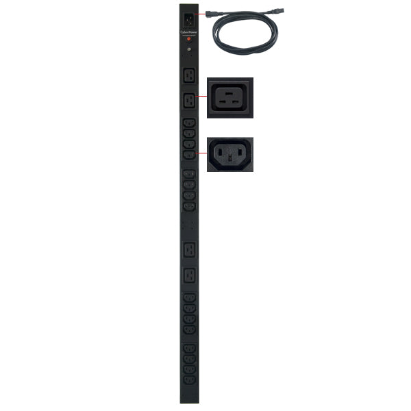 CyberPower PDU20BVHVIEC20F power distribution unit (PDU) 20 AC outlet(s) 0U Black