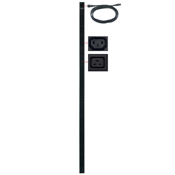 CyberPower PDU20BVHVIEC38F power distribution unit (PDU) 38 AC outlet(s) 0U Black