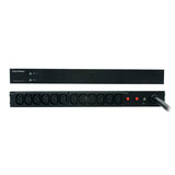 CyberPower PDU30BHVT12R power distribution unit (PDU) 12 AC outlet(s) 1U Black