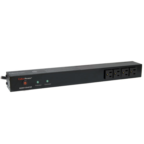 CyberPower RKBS15S4F8R surge protector Black 12 AC outlet(s) 120 V 4.57 m