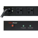 CyberPower RKBS20S2F10R surge protector Black 12 AC outlet(s) 120 V 4.57 m