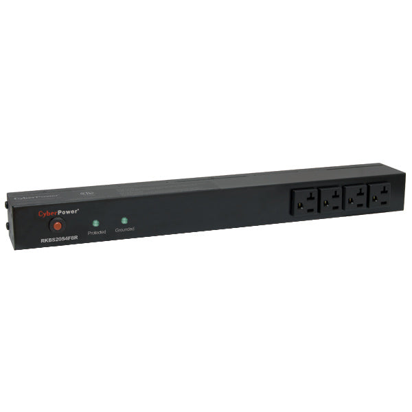 CyberPower RKBS20S4F8R surge protector Black 12 AC outlet(s) 120 V 4.57 m