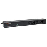 CyberPower RKBS20ST6F12R surge protector Black 18 AC outlet(s) 120 V 4.57 m