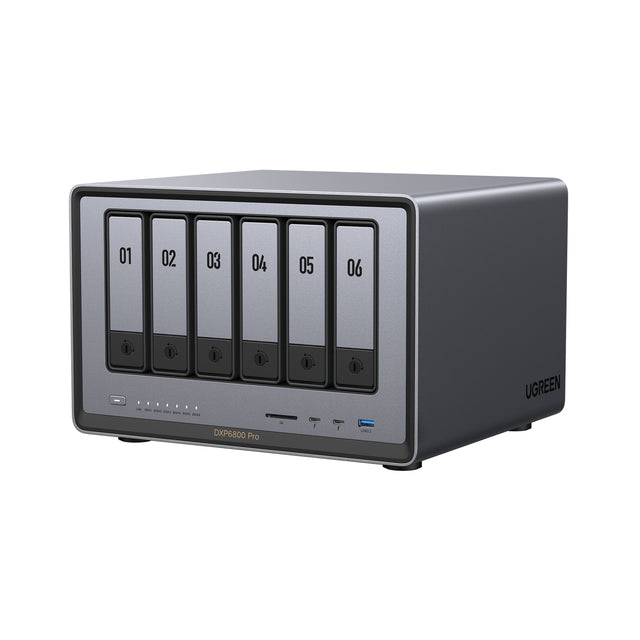 Ugreen DXP6800 Pro NAS Desktop Intel® Core™ i5 8 GB DDR5 Grey, Black