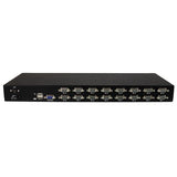 StarTech.com 16 Port 1U Rackmount USB KVM Switch Kit with OSD and Cables - TAA