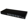 StarTech.com 16 Port 1U Rackmount USB KVM Switch Kit with OSD and Cables - TAA