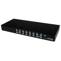 StarTech.com 16 Port 1U Rackmount USB KVM Switch Kit with OSD and Cables - TAA