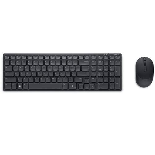 DELL KM555 keyboard Mouse included Universal RF Wireless + Bluetooth Canadian Black