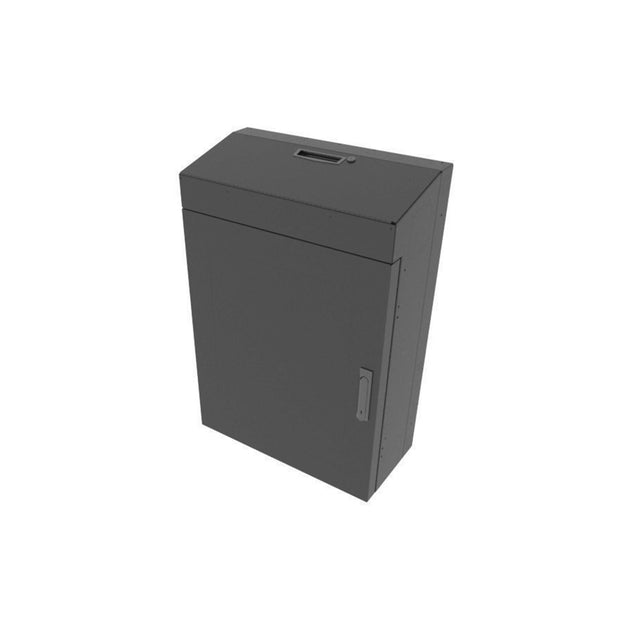 Middle Atlantic 4 RU Low Profile Wall Rack Solid Top - Black