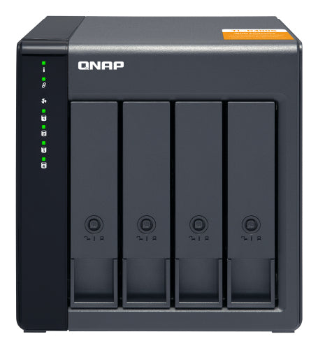 QNAP TL-D400S storage drive enclosure HDD/SSD enclosure Black, Grey 2.5/3.5"