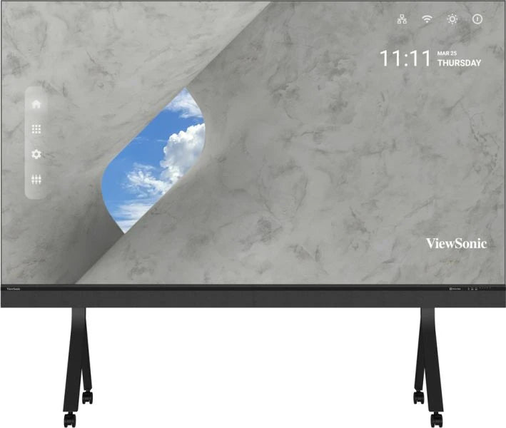 Viewsonic LDP136-071C Signage Display 3.45 m (136") LED Wi-Fi 600 cd/m² 4K Ultra HD Black Built-in processor Android 9