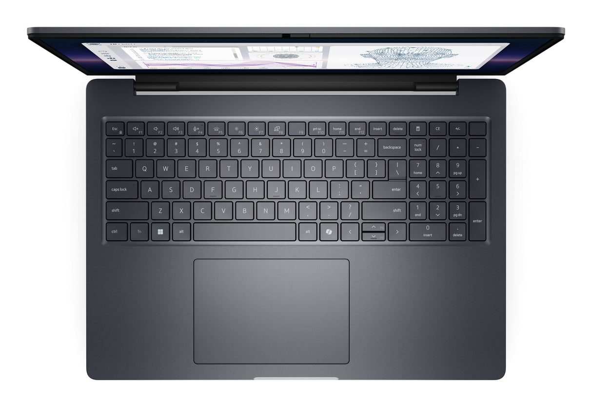 DELL Pro Max 16 Plus MB16250 Intel Core Ultra 7 265HX Mobile workstation 40.6 cm (16") Full HD+ 32 GB DDR5-SDRAM 512 GB SSD NVIDIA RTX PRO 1000 Blackwell Wi-Fi 7 (802.11be) Windows 11 Pro US English Black