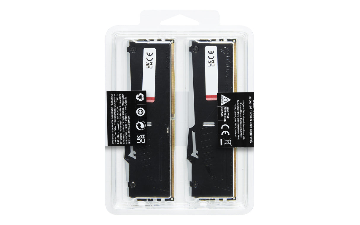 Kingston Technology FURY Beast 64GB 5200MT/s DDR5 CL40 DIMM (Kit of 2) RGB