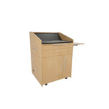 Middle Atlantic L5 Lectern Flip Up Shelf, HPL, Black