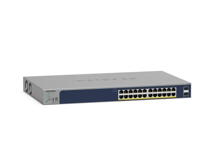NETGEAR GS724TPv3 Managed L2/L3/L4 Gigabit Ethernet (10/100/1000) Power over Ethernet (PoE) 1U Grey, Blue