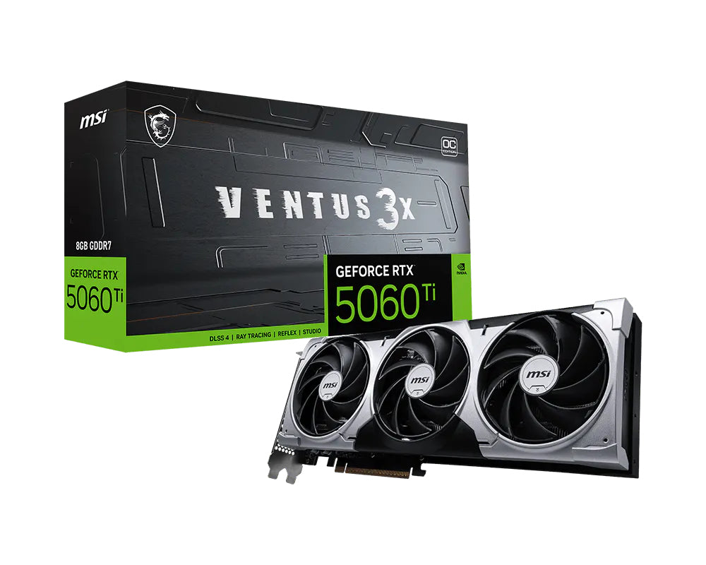MSI GeForce RTX 5060 Ti 8G VENTUS 3X OC NVIDIA 8 GB GDDR7