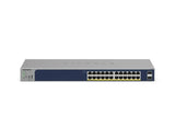 NETGEAR GS724TPv3 Managed L2/L3/L4 Gigabit Ethernet (10/100/1000) Power over Ethernet (PoE) 1U Grey, Blue