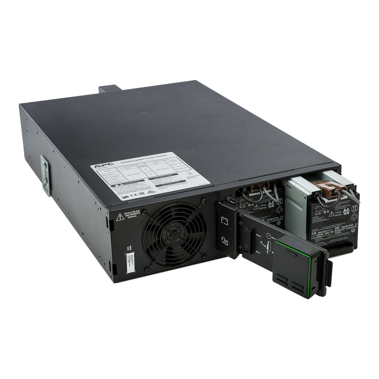APC SRT5KRMXLT uninterruptible power supply (UPS) Double-conversion (Online) 4.25 kVA 4250 W 4 AC outlet(s)