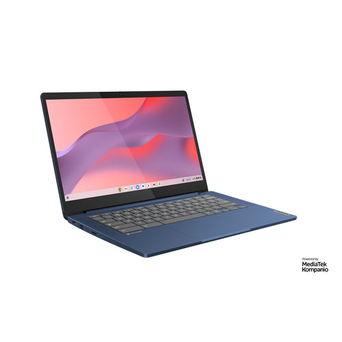 Lenovo IdeaPad Slim 3 Chrome 14M868 MediaTek Kompanio 520 Chromebook 35.6 cm (14") Touchscreen Full HD 4 GB LPDDR4x-SDRAM 64 GB eMMC Wi-Fi 6 (802.11ax) ChromeOS Blue English