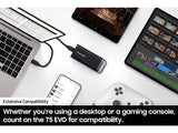 Samsung MU-PH2T0S 2 TB USB Type-C 3.2 Gen 1 (3.1 Gen 1) Black