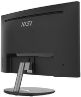 MSI Pro MP241CA 23.6 Inch Curved Monitor, 1500R, Full HD (1920 x 1080), 75Hz, VA, 4ms, FreeSync, HDMI, DiplayPort, Built-in Speakers, Anti-Glare, Anti-Flicker, Less Blue light, TÜV Certified, VESA, Kensington, Black