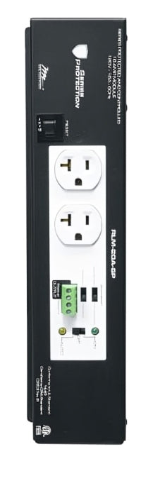 Middle Atlantic RLM-20A-SP socket-outlet Black, White