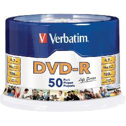 Verbatim DVD-R, 16x, 4.70GB, 50 pcs 4.7 GB 50 pc(s)