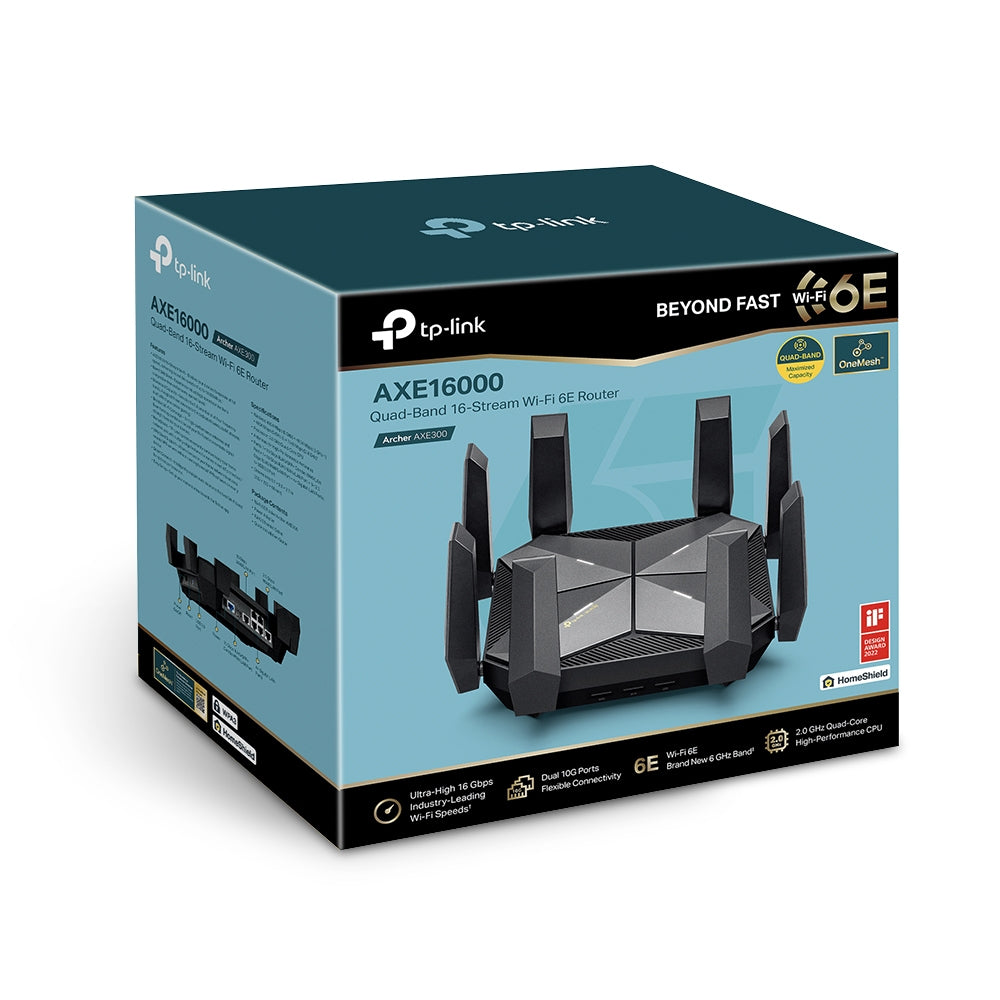 TP-Link Archer AXE5400 Tri-Band Gigabit Wi-Fi 6E Router