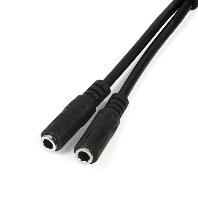 StarTech.com Headset adapter for headsets with separate headphone / microphone plugs - 3.5mm 4 position to 3 position and 2 position 3.5mm M/F