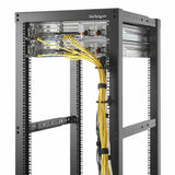 StarTech.com 5-Pack 1U Vertical 1.8 x 3.9in (4.5 x 10cm) Server Rack Cable Management D-Ring Hook; Network Rack-Mount Cord Organizer; Cable Manager for 19" and 10" Cabinets