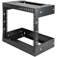 StarTech.com 2-Post 8U Heavy-Duty Wall Mount Network Rack, 19" Open Frame Server Rack with Adjustable Depth, Wall Mount Data Rack for IT / AV / Patch Panel / Computer Equipment - Cage Nuts and Screws Included