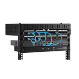 StarTech.com 2-Post 8U Heavy-Duty Wall Mount Network Rack, 19" Open Frame Server Rack with Adjustable Depth, Wall Mount Data Rack for IT / AV / Patch Panel / Computer Equipment - Cage Nuts and Screws Included