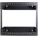 StarTech.com 2-Post 8U Heavy-Duty Wall Mount Network Rack, 19" Open Frame Server Rack with Adjustable Depth, Wall Mount Data Rack for IT / AV / Patch Panel / Computer Equipment - Cage Nuts and Screws Included