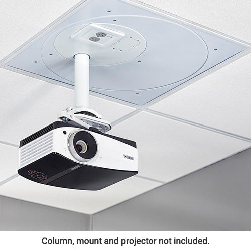 Chief SpeedConnect Suspended Ceiling Tile Replacement Kit with 2-Gang Filter & Surge