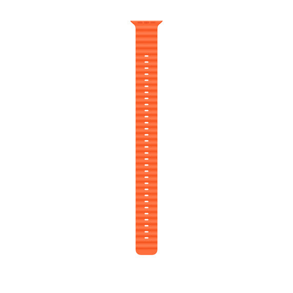 Apple MT663AM/A smart wearable accessory Band extension Orange Fluoroelastomer, Titanium