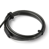 StarTech.com 6.6ft (2m) 3-in-1 Universal Laptop Cable Lock - Keyed Laptop/Desktop Security Cable Lock Compatible w/ K-Slot, Nano & Wedge Slot Computer - Anti-Theft Steel Cable Lock with Keys - TAA