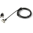 StarTech.com 6.6ft (2m) 3-in-1 Universal Laptop Cable Lock - Keyed Laptop/Desktop Security Cable Lock Compatible w/ K-Slot, Nano & Wedge Slot Computer - Anti-Theft Steel Cable Lock with Keys - TAA