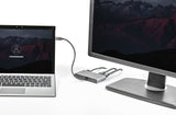 StarTech.com Dual-Monitor Thunderbolt Mini Dock, 4K 60Hz HDMI, Driverless Hub for Windows & Mac, Gigabit Ethernet, 1 x USB 5Gbps & 1x USB 2.0, 11in (28cm) Cable