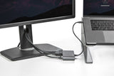 StarTech.com Dual-Monitor Thunderbolt Mini Dock, 4K 60Hz DisplayPort, Driverless Hub for Windows & Mac, Gigabit Ethernet, 1x USB-A (USB 5Gbps), 11in (28cm) Cable